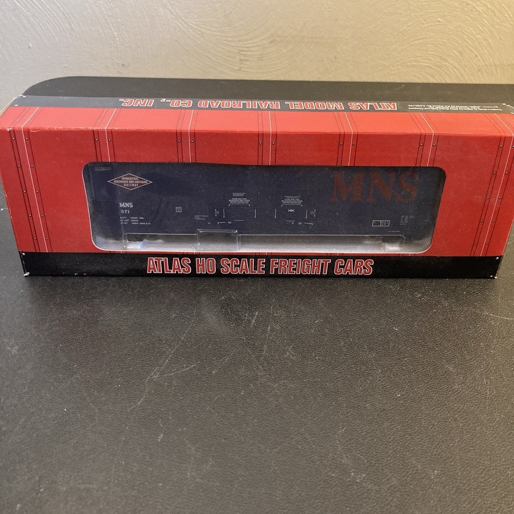 Atlas 1758 HO Scale 53'‎ Evan's Double Plug-Door Box Car ~ MNS 571